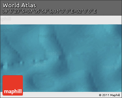 Satellite 3D Map of the Area around 37° 51' 10" S, 31° 31' 29" E
