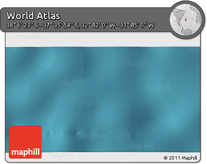 Satellite 3D Map of the Area around 37° 51' 10" S, 32° 13' 30" W