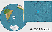 Satellite Location Map of the area around 37° 51' 10" S, 32° 13' 30" W