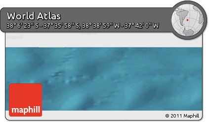Satellite Panoramic Map of the Area around 37° 51' 10" S, 38° 10' 29" W