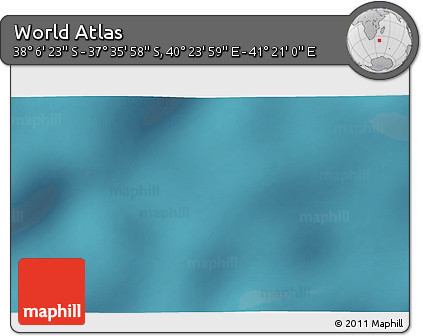 Satellite 3D Map of the Area around 37° 51' 10" S, 40° 52' 30" E