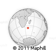 Outline Map of the Area around 37° 51' 10" S, 40° 52' 30" E, rectangular outline