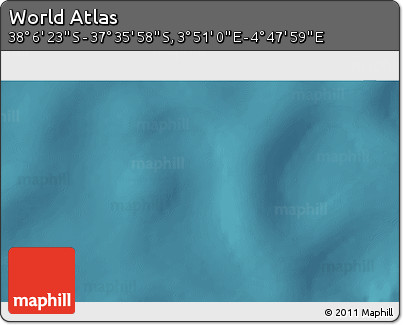 Satellite 3D Map of the Area around 37° 51' 10" S, 4° 19' 30" E