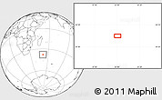 Blank Location Map of the area around 37° 51' 10" S, 51° 4' 30" E