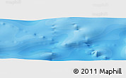 Political Panoramic Map of the area around 37° 51' 10" S, 51° 4' 30" E
