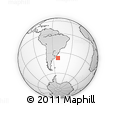 Outline Map of the Area around 37° 51' 10" S, 51° 46' 29" W, rectangular outline