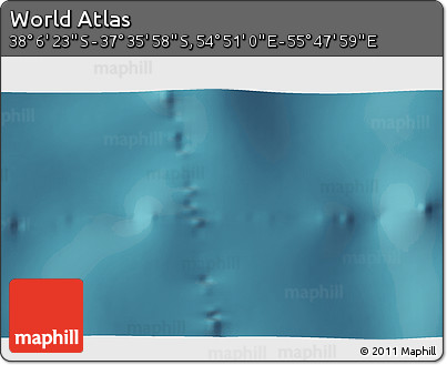 Satellite 3D Map of the Area around 37° 51' 10" S, 55° 19' 30" E