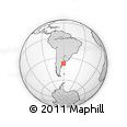 Outline Map of the Area around 37° 51' 10" S, 60° 16' 29" W, rectangular outline