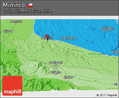 Political Panoramic Map of Mininco