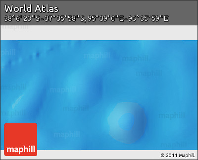Physical 3D Map of the Area around 37° 51' 10" S, 96° 7' 30" E