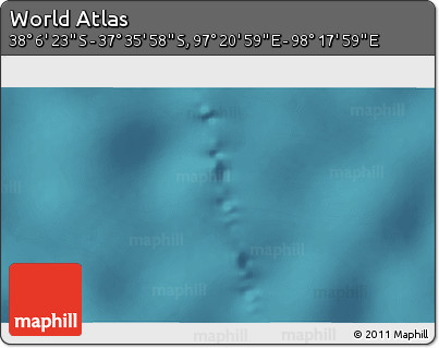 Satellite 3D Map of the Area around 37° 51' 10" S, 97° 49' 29" E