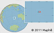 Savanna Style Location Map of the area around 37° 51' 10" S, 99° 31' 30" E