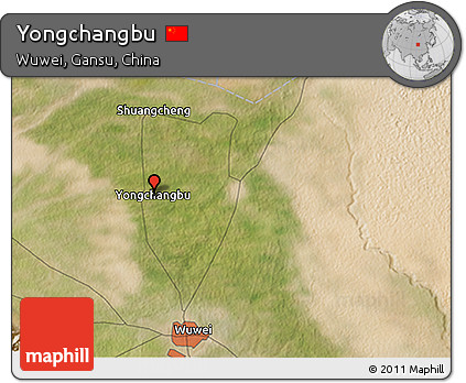 Satellite 3D Map of Yongchangbu