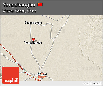 Shaded Relief 3D Map of Yongchangbu