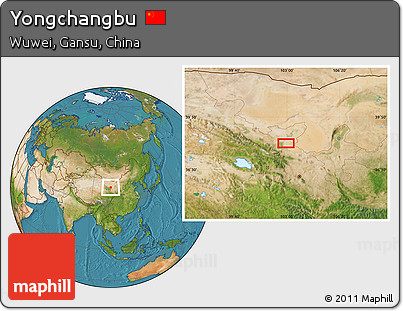 Satellite Location Map of Yongchangbu