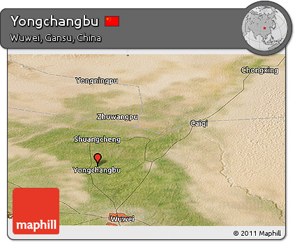 Satellite Panoramic Map of Yongchangbu
