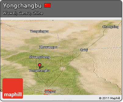 Satellite Panoramic Map of Yongchangbu