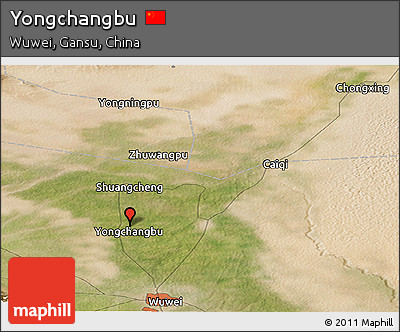 Satellite Panoramic Map of Yongchangbu