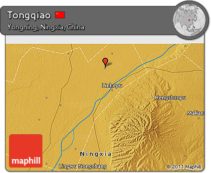 Physical 3D Map of Tongqiao
