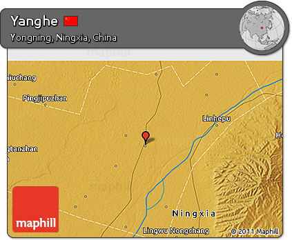 Physical 3D Map of Yanghe