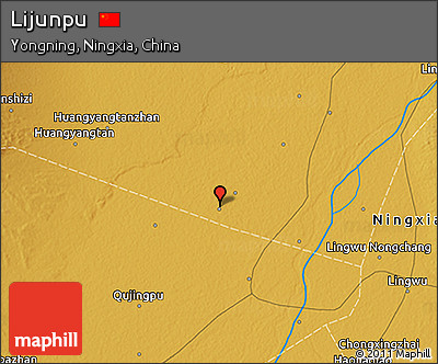 Physical 3D Map of Lijunpu