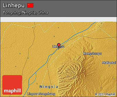 Physical 3D Map of Linhepu
