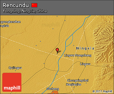 Physical 3D Map of Rencundu