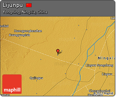 Physical 3D Map of Lijunpu