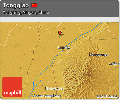Physical 3D Map of Tongqiao