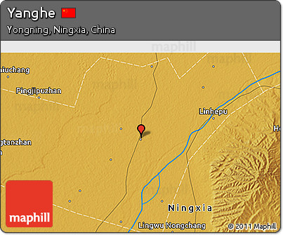 Physical 3D Map of Yanghe