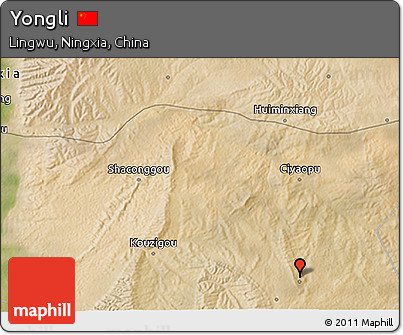 Satellite 3D Map of Yongli