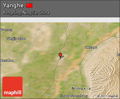 Satellite 3D Map of Yanghe