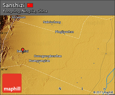 Physical Map of Sanshizi