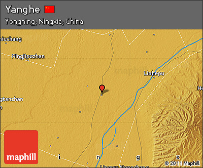 Physical Map of Yanghe