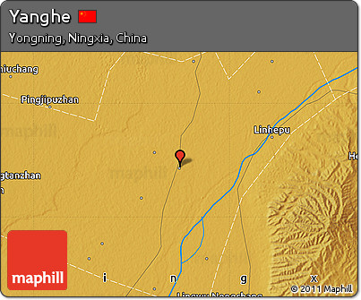 Physical Map of Yanghe