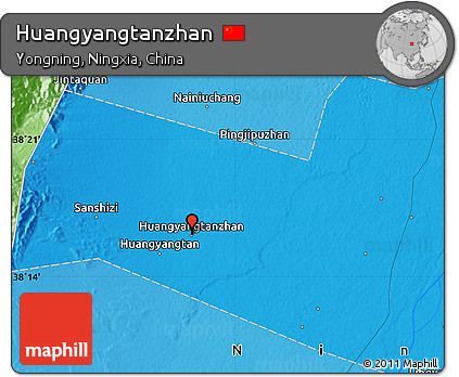 Political Map of Huangyangtanzhan