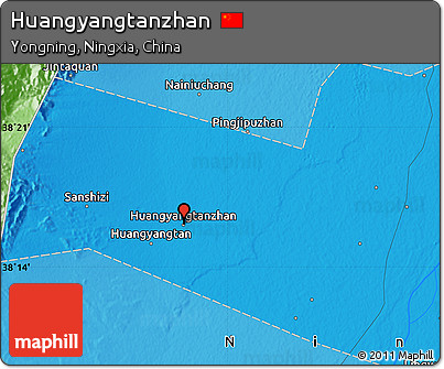 Political Map of Huangyangtanzhan