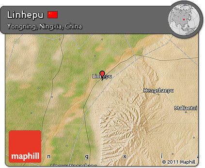 Satellite Map of Linhepu