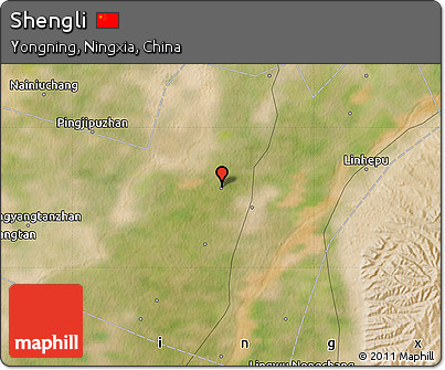 Satellite Map of Shengli