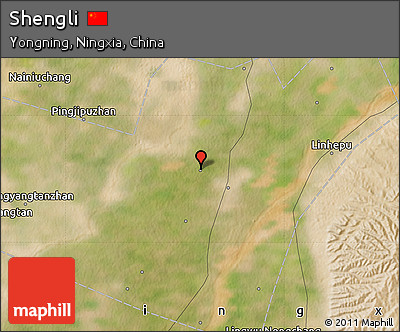 Satellite Map of Shengli