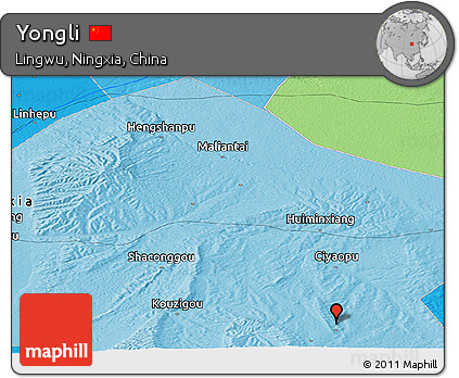 Political Panoramic Map of Yongli