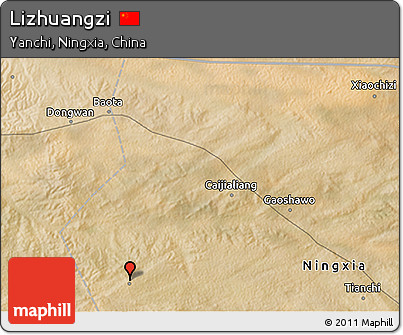 Satellite 3D Map of Lizhuangzi