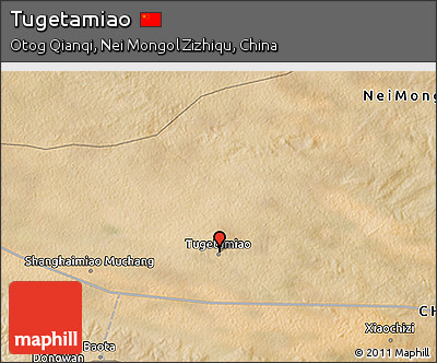 Satellite 3D Map of Tugetamiao
