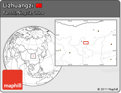 Blank Location Map of Lizhuangzi
