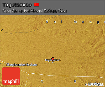 Physical Map of Tugetamiao