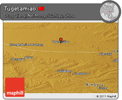 Physical Panoramic Map of Tugetamiao