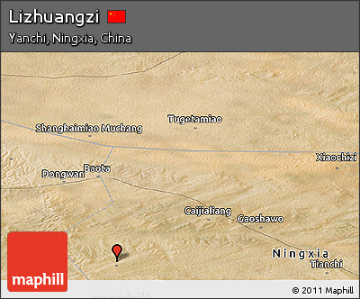 Satellite Panoramic Map of Lizhuangzi