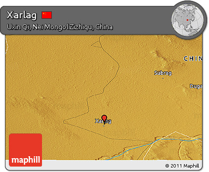 Physical Panoramic Map of Xarlag