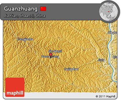 Physical 3D Map of Guanzhuang