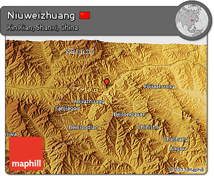 Physical 3D Map of Niuweizhuang